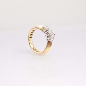 Bague diamant poire
