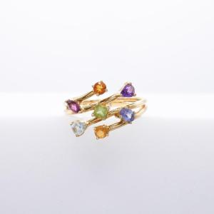 Tutti Frutti Gold Ring