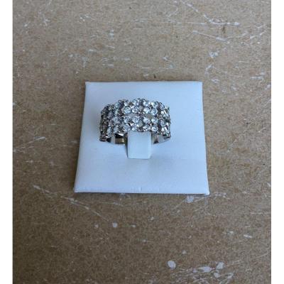 Bague or et diamants