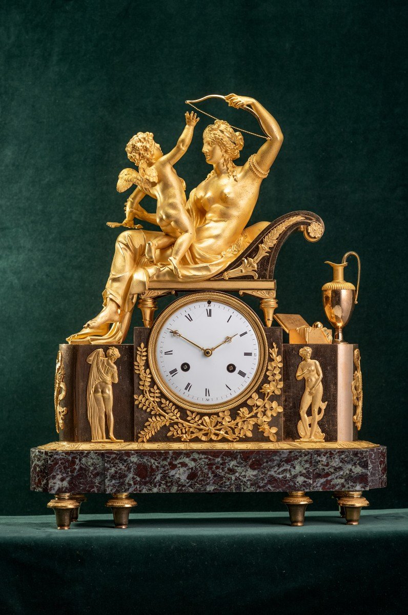 Mantelclock Venus And Amor