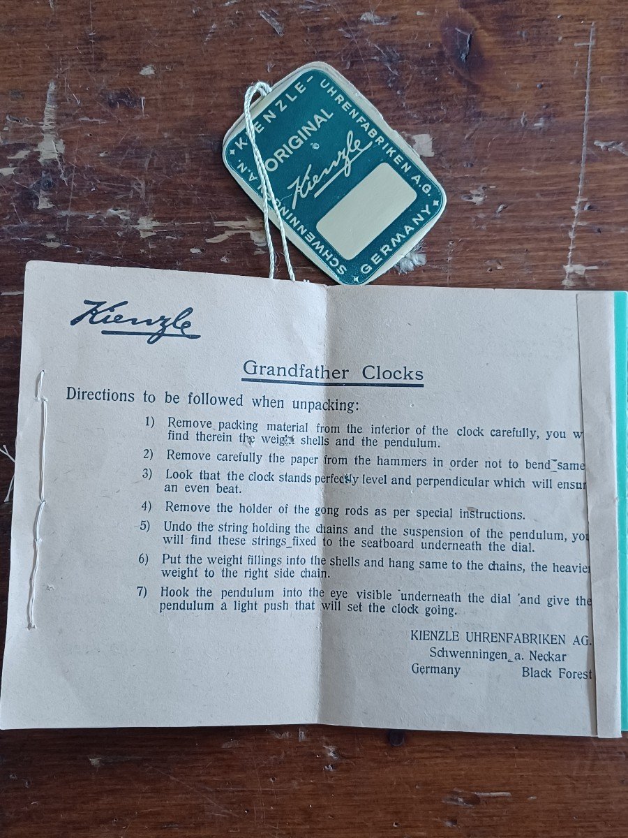 Standing Kienzle Westminster Clock-photo-2