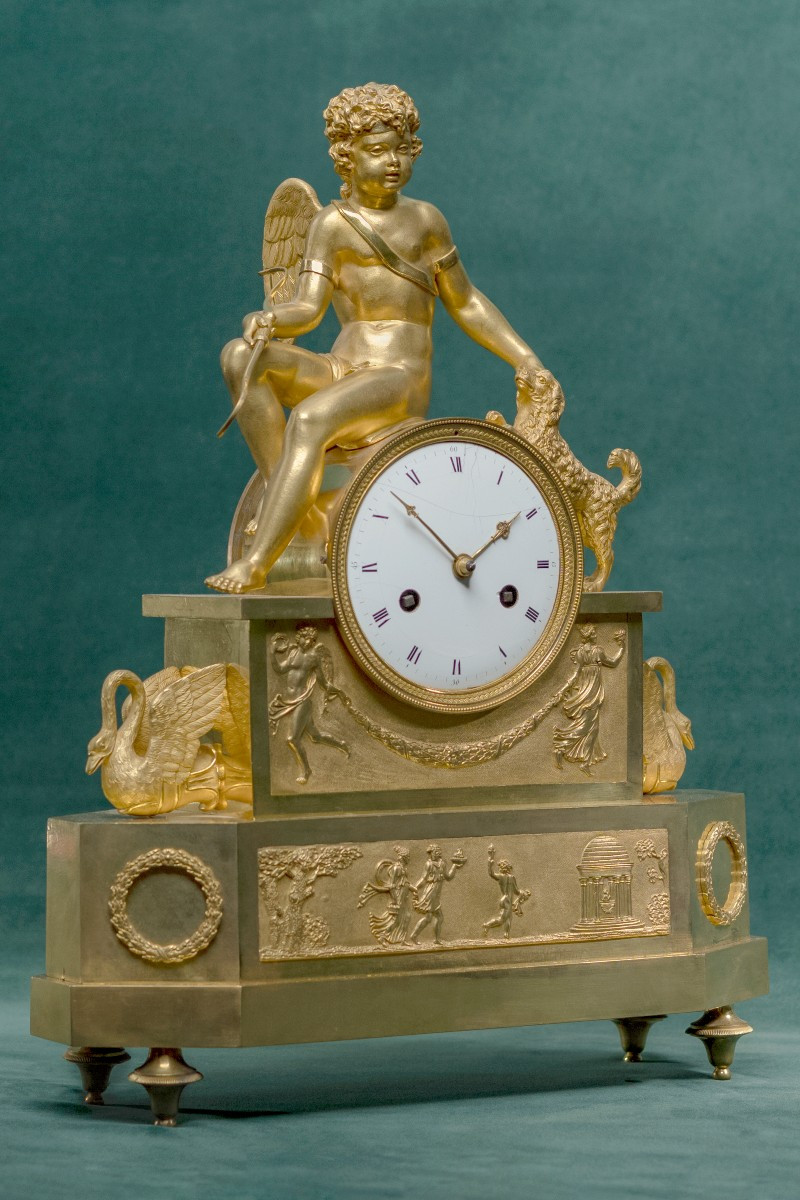 Mantelclock With Angel