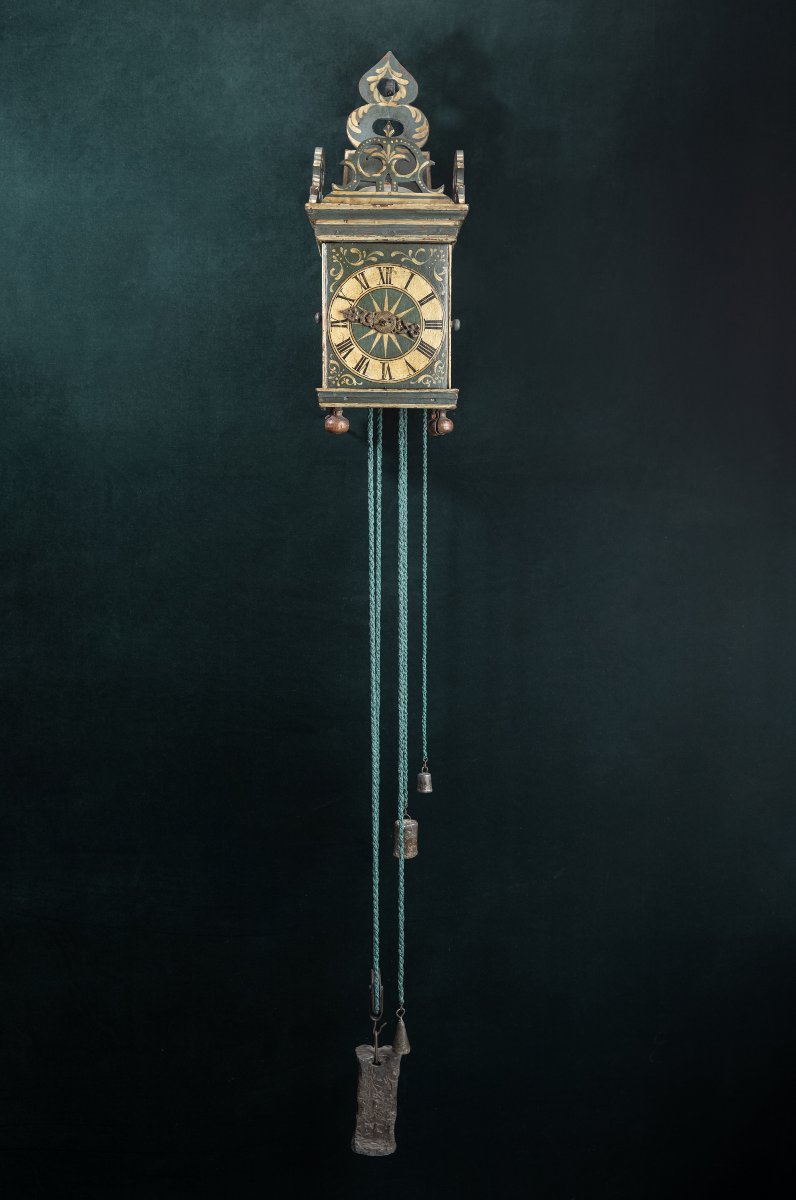 Horloge hollandaise de type "Stoofklok", vers 1720-photo-2