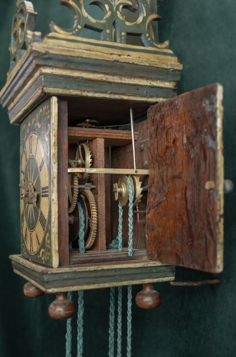 Horloge hollandaise de type "Stoofklok", vers 1720-photo-4