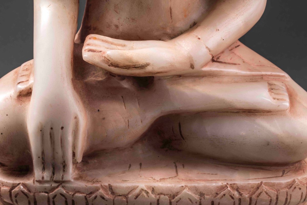 Buddha Maravijaya Seated In Vajrasana And Bumishparshamudra -photo-4