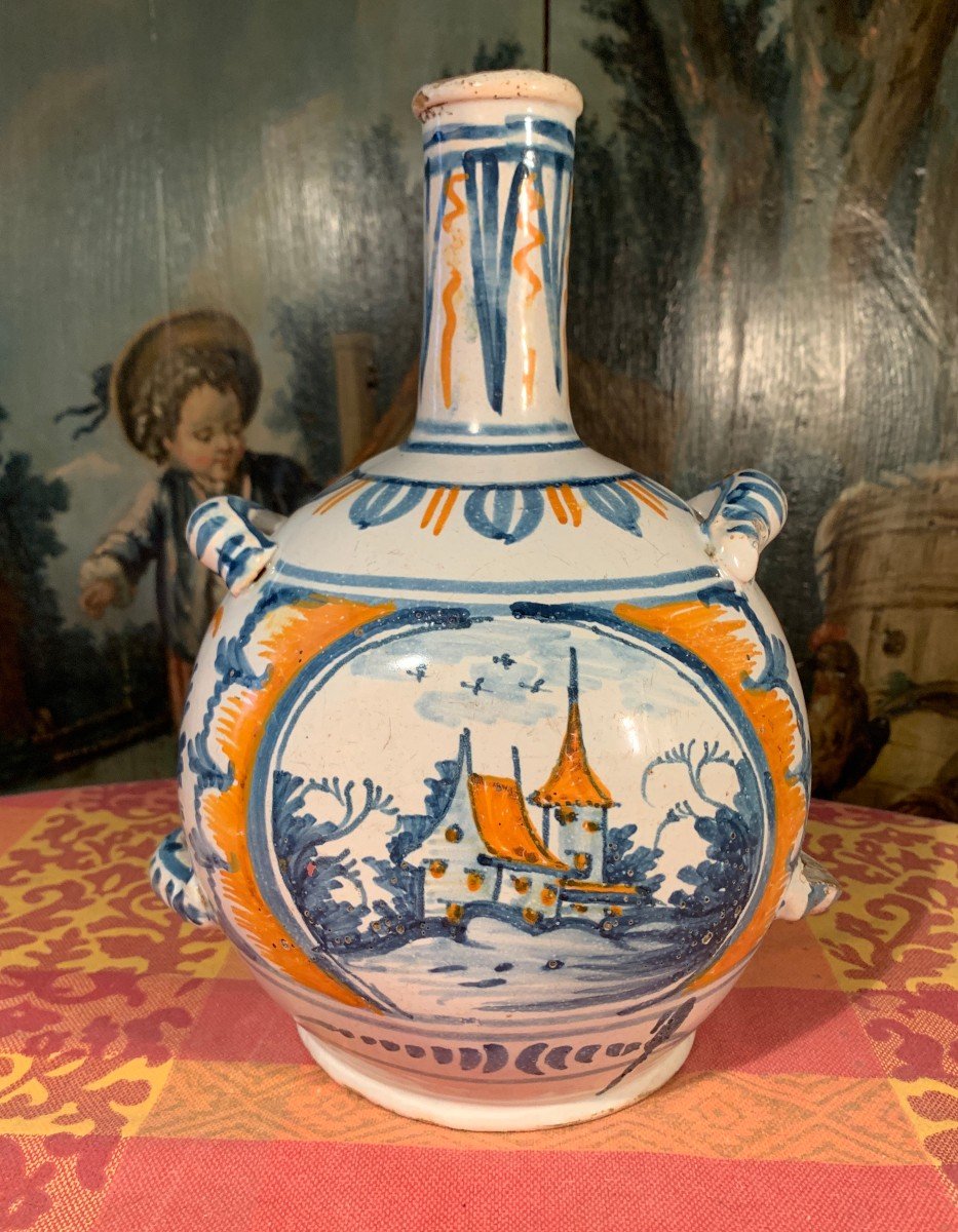 Nevers 18th Century - Large Pilgrim's Gourd