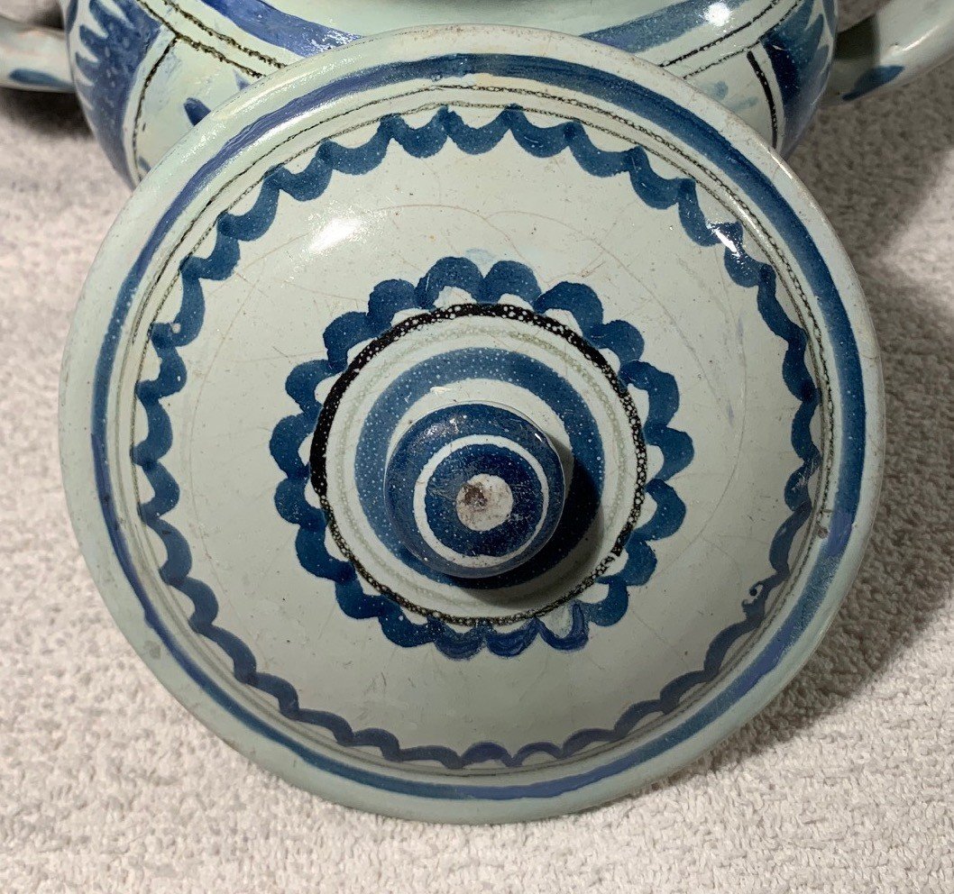 Nevers 18th Century - Covered Pot-photo-5