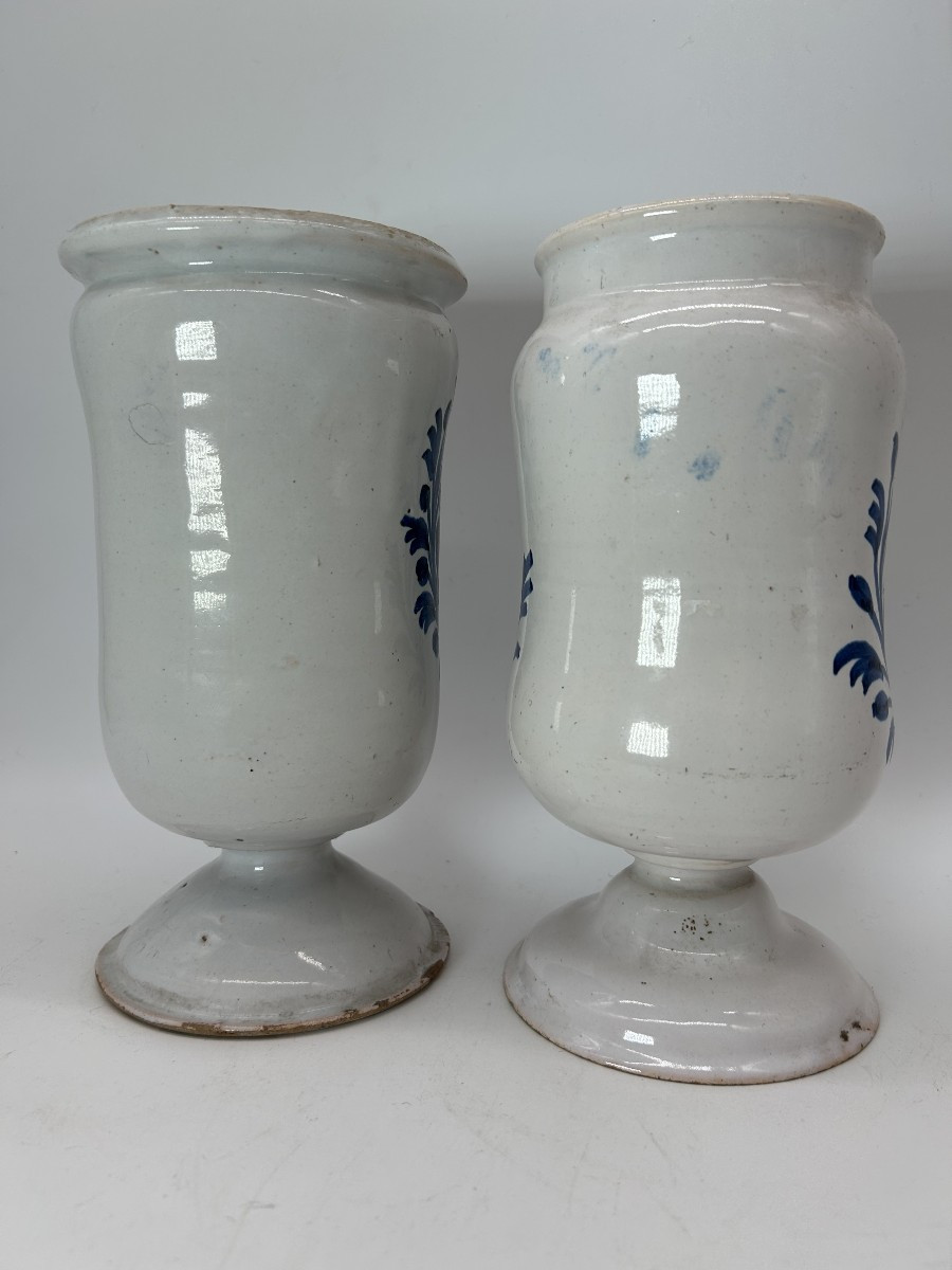 Nevers 18th Century - Apothecary - 2 Canon Jars-photo-4