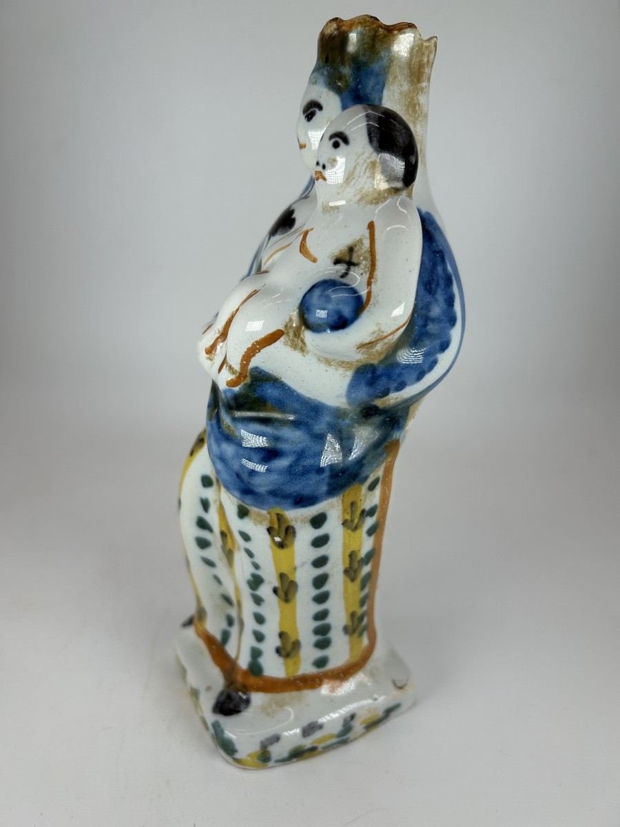 NEVERS Fin XVIII ème siècle - VIERGE D'ACCOUCHEE-photo-3