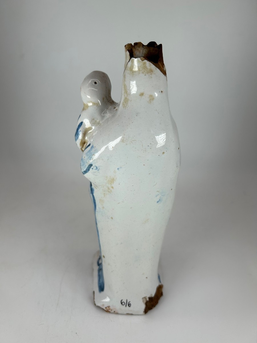 NEVERS FIN XVII ème siècle - VIERGE D'ACCOUCHEE - Décor à Compendiario-photo-4