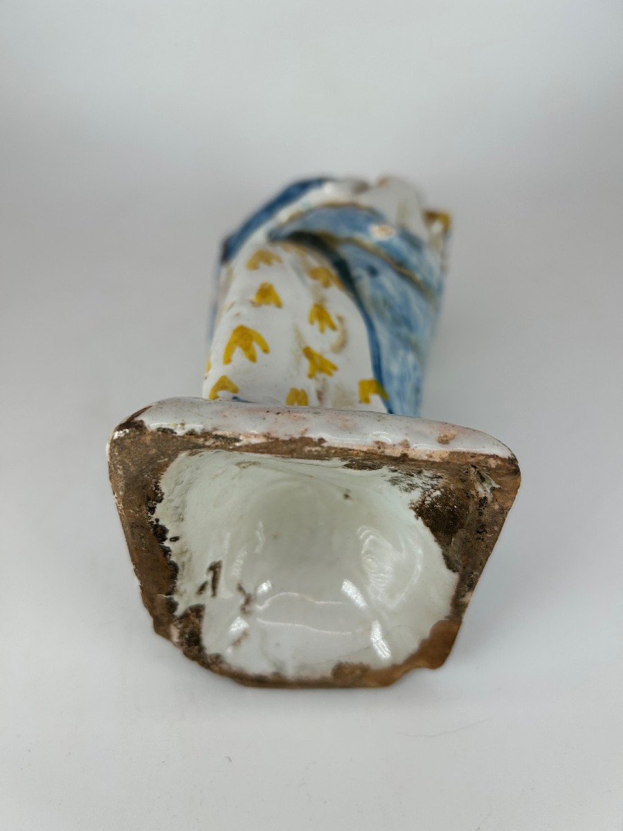 NEVERS FIN XVII ème siècle - VIERGE D'ACCOUCHEE - Décor à Compendiario-photo-1