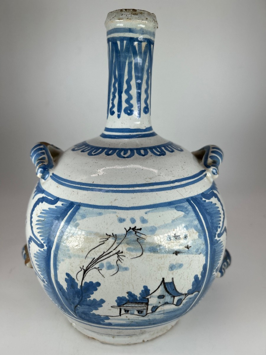 Nevers - Late 18th Or Early 19th Century - Pilgrim's Gourd -photo-2