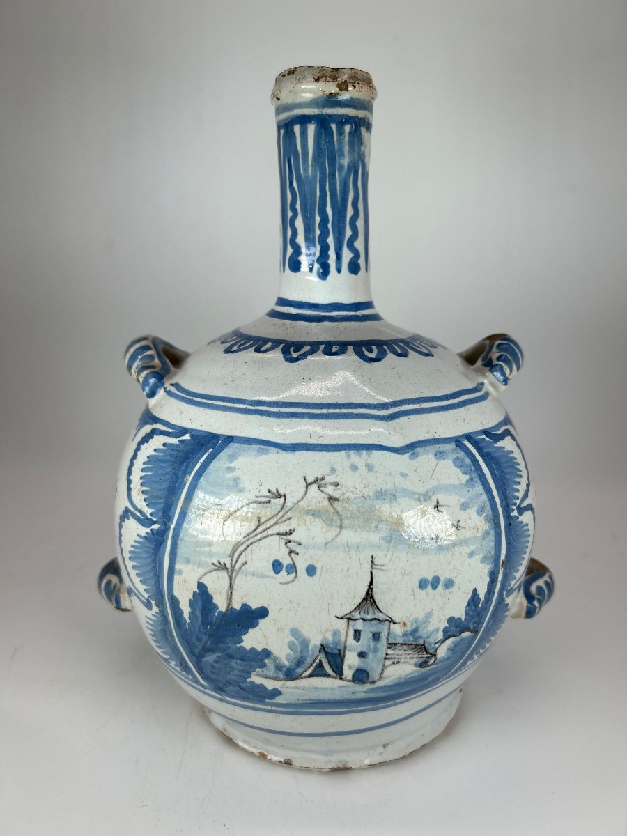 Nevers - Late 18th Or Early 19th Century - Pilgrim's Gourd 