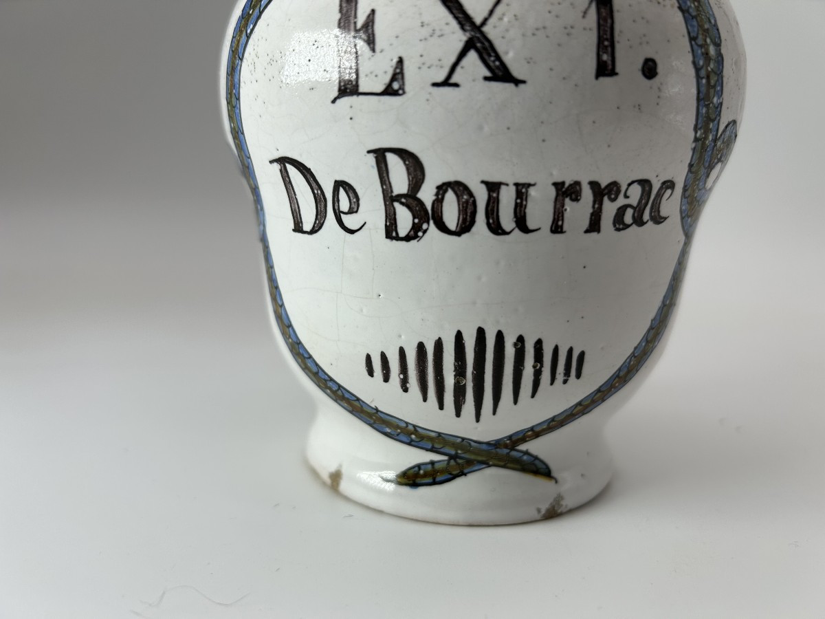 NEVERS - Début XVIII ème siècle- APOTHICAIRERIE - POT à ONGUENT-photo-7