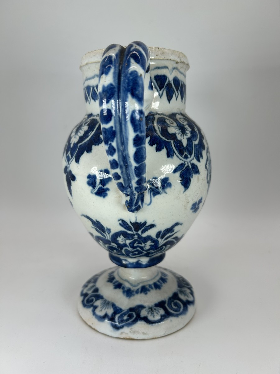 South France - Montpellier ? Early 18th Century - Chevrette With Rotating Decoration-photo-3