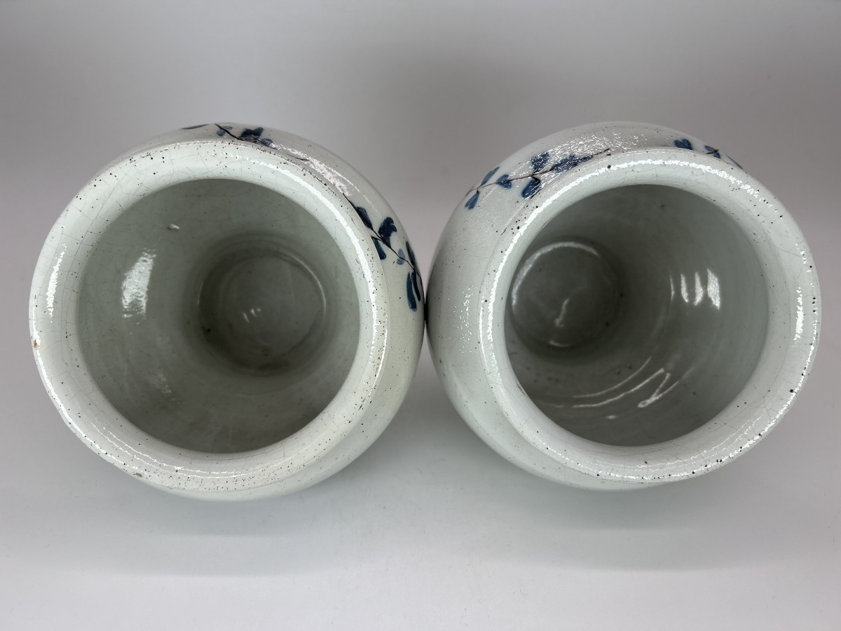 Lille - Late 18th Century - Apothecary - Two Ointment Vases-photo-4