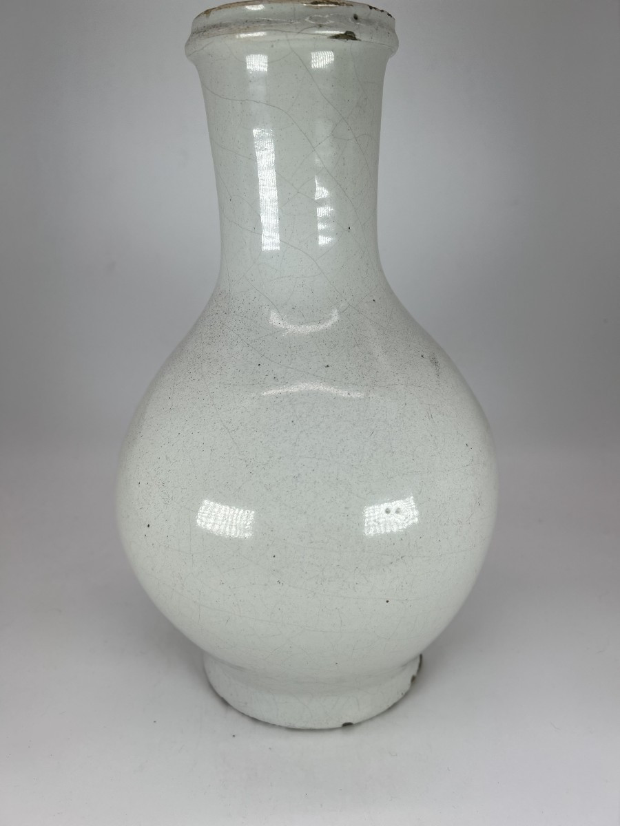 Rouen Or Lille - Late 18th Century - Large Distillation Bottle -photo-2