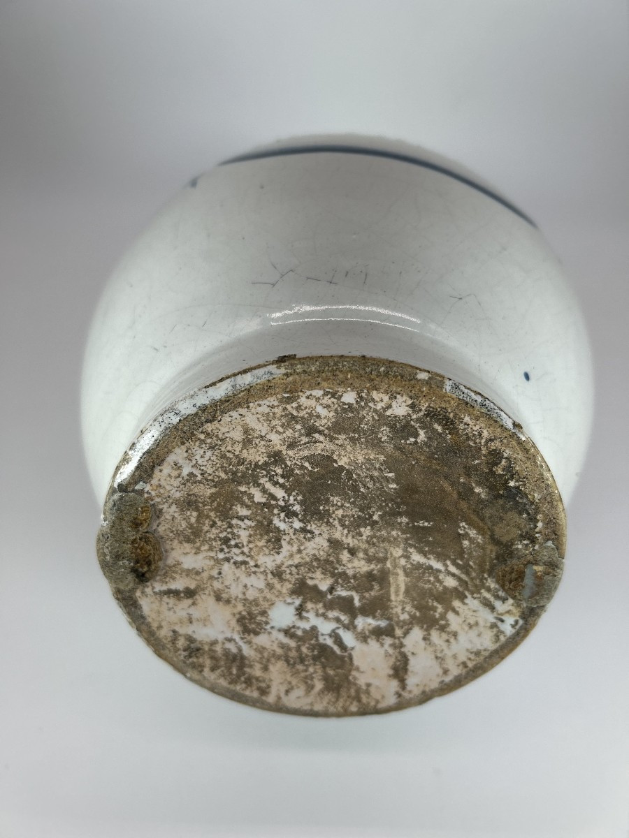 Rouen Or Lille - Late 18th Century - Large Distillation Bottle -photo-4