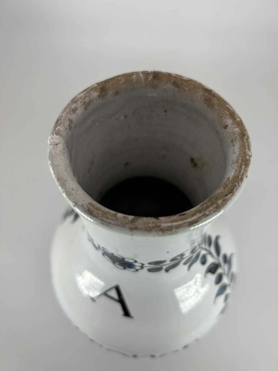 ROUEN ou LILLE - Fin XVIII ème  siècle - BOUTEILLE à Distillation -photo-2