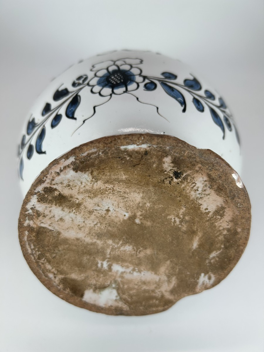 ROUEN ou LILLE - Fin XVIII ème  siècle - BOUTEILLE à Distillation -photo-3