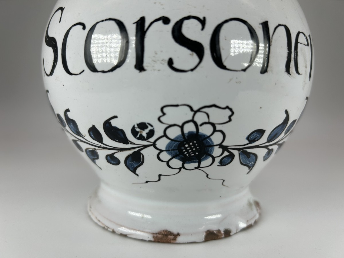 ROUEN ou LILLE - Fin XVIII ème  siècle - BOUTEILLE à Distillation -photo-4