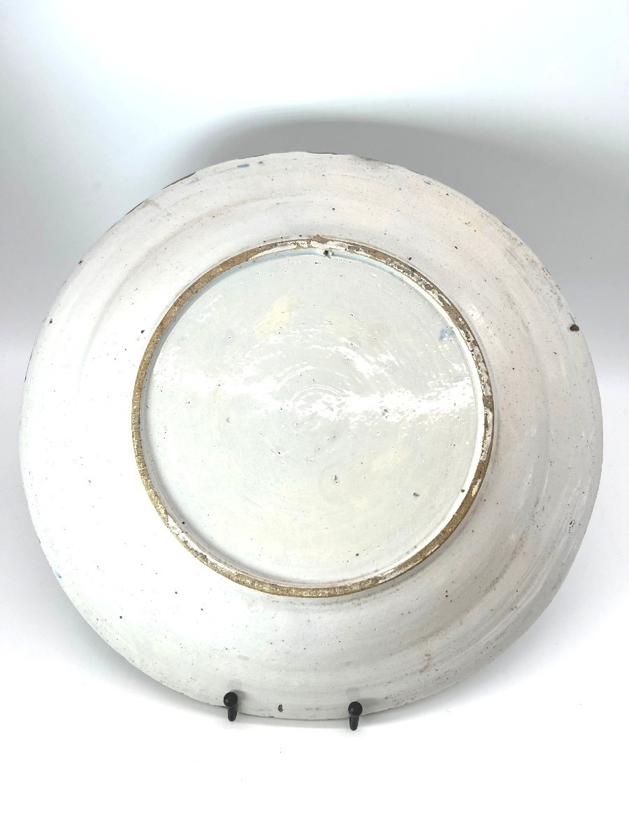 DELFT  - XVIII ème Siècle - GRAND PLAT de SERVICE -photo-4