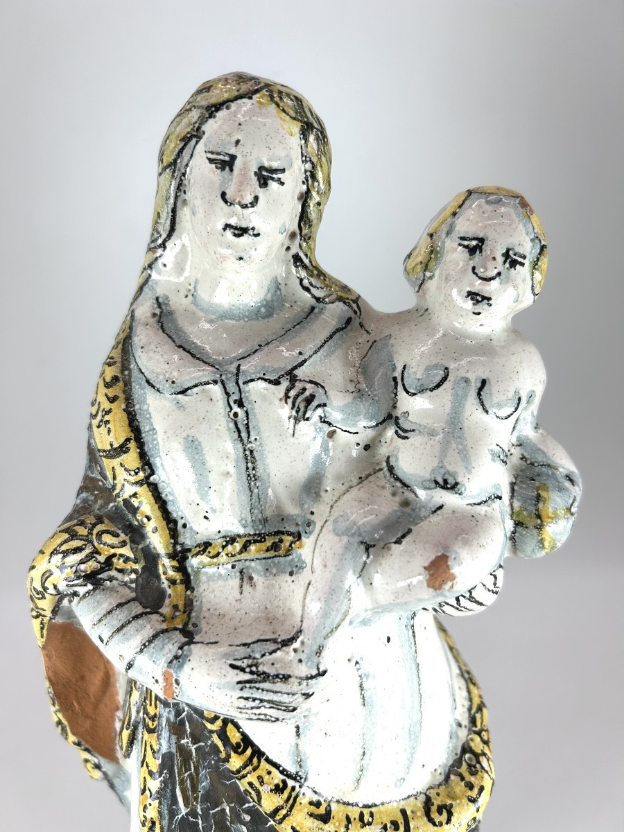 NEVERS XVII ème Siècle - VIERGE D'ACCOUCHEE - Datée :  An May 1652-photo-1