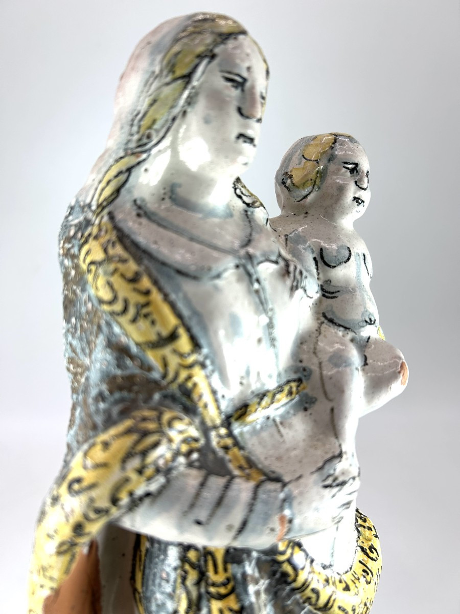 NEVERS XVII ème Siècle - VIERGE D'ACCOUCHEE - Datée :  An May 1652-photo-4