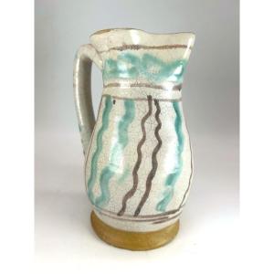 Faenza - Second Half Of The 15th Century - Wine Jug With Frieze Decoration 