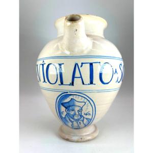 Apothecary: Savona, Italy - 17th Century - Small Goat-shaped Container Dated 1662