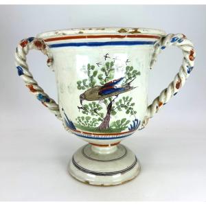 NEVERS - Fin XVIII ème siècle - Cache à pot à anses torsadées