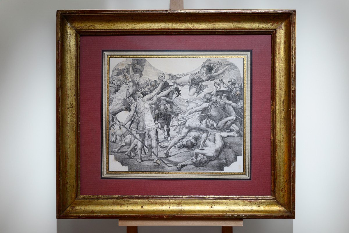 WILLIAM HAUSSOULLIER - ALLÉGORIE DE LA MUSIQUE GUERRIÈRE-photo-2