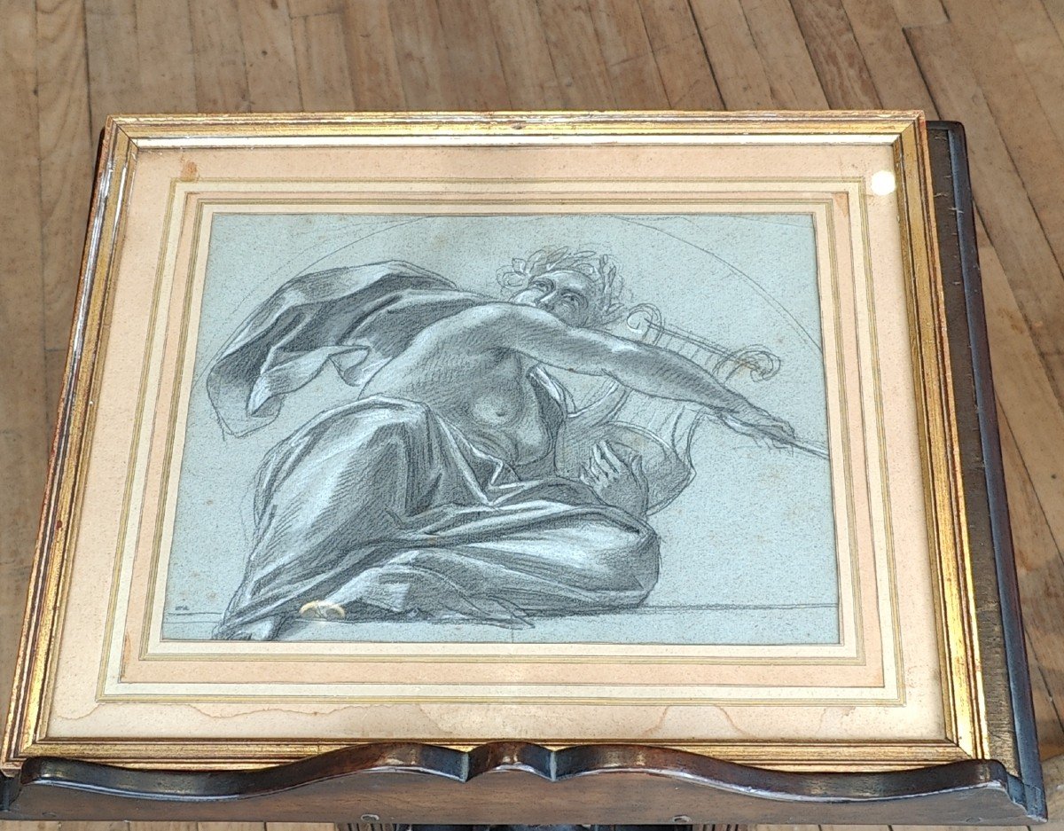 19th Century French School - 4 Drawings On The Musical Theme-photo-1