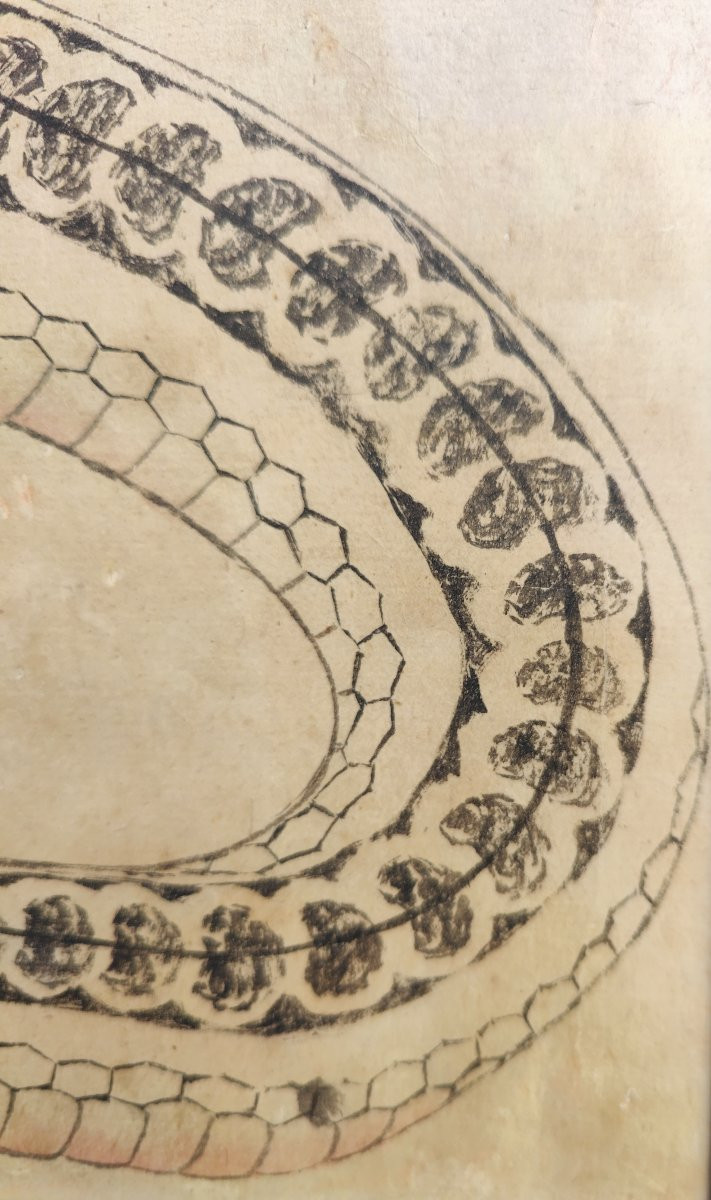 HOKUSAI - SERPENT - DESSIN XIXEME-photo-3