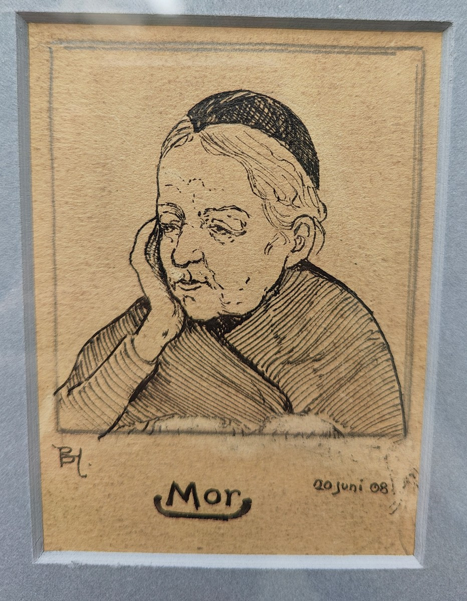 BENGT HEDBERG - PORTRAIT MÈRE AMANDA-photo-2