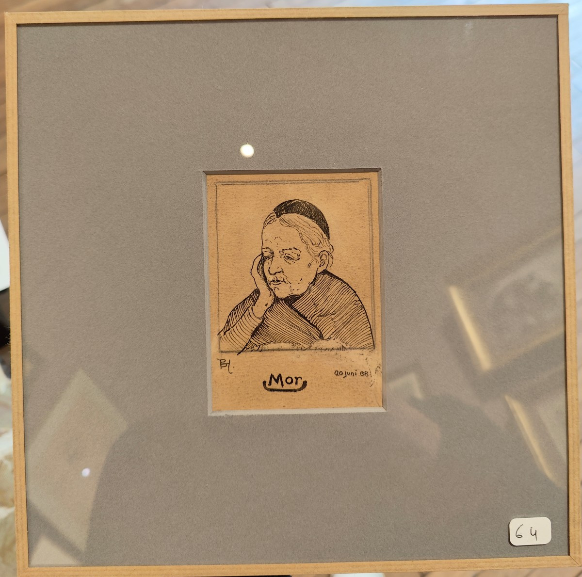 BENGT HEDBERG - PORTRAIT MÈRE AMANDA