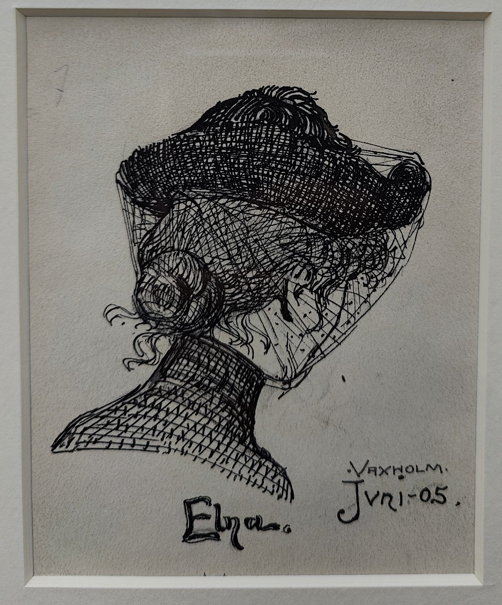 BENGT HEDBERG - PORTRAIT FEMME ELNA-photo-2