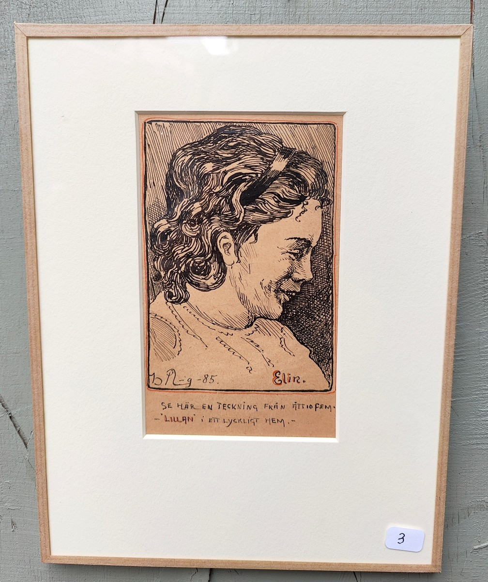 BENGT HEDBERG - PORTRAIT SOEUR ELIN