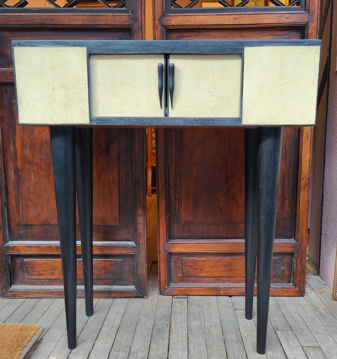 Augousti Shagreen Console 
