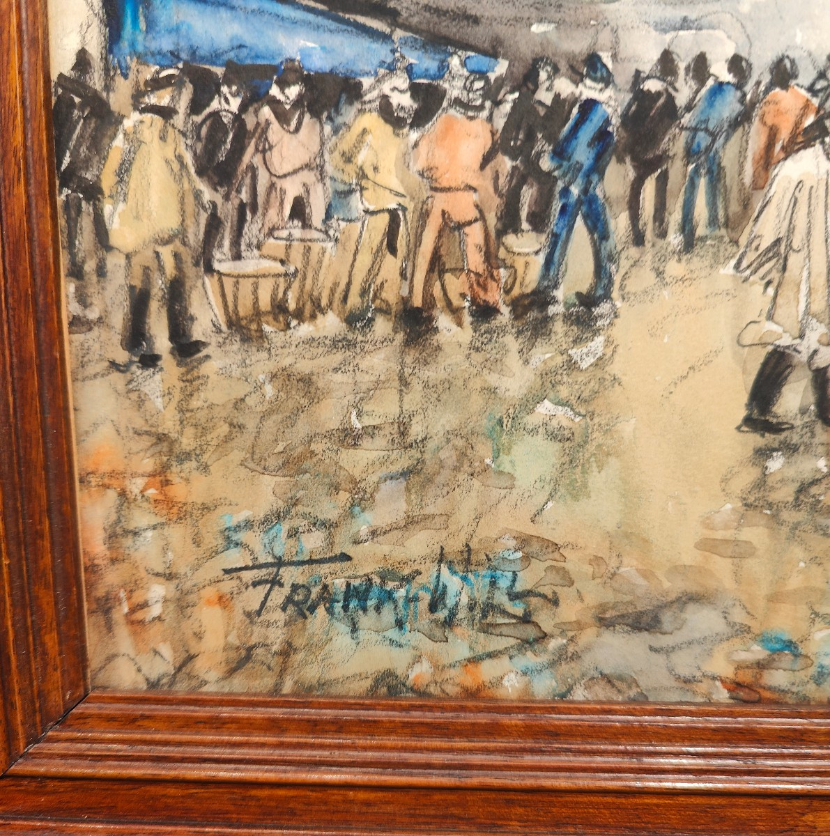 FRANK WILL - BARFLEUR AQUARELLE -photo-3