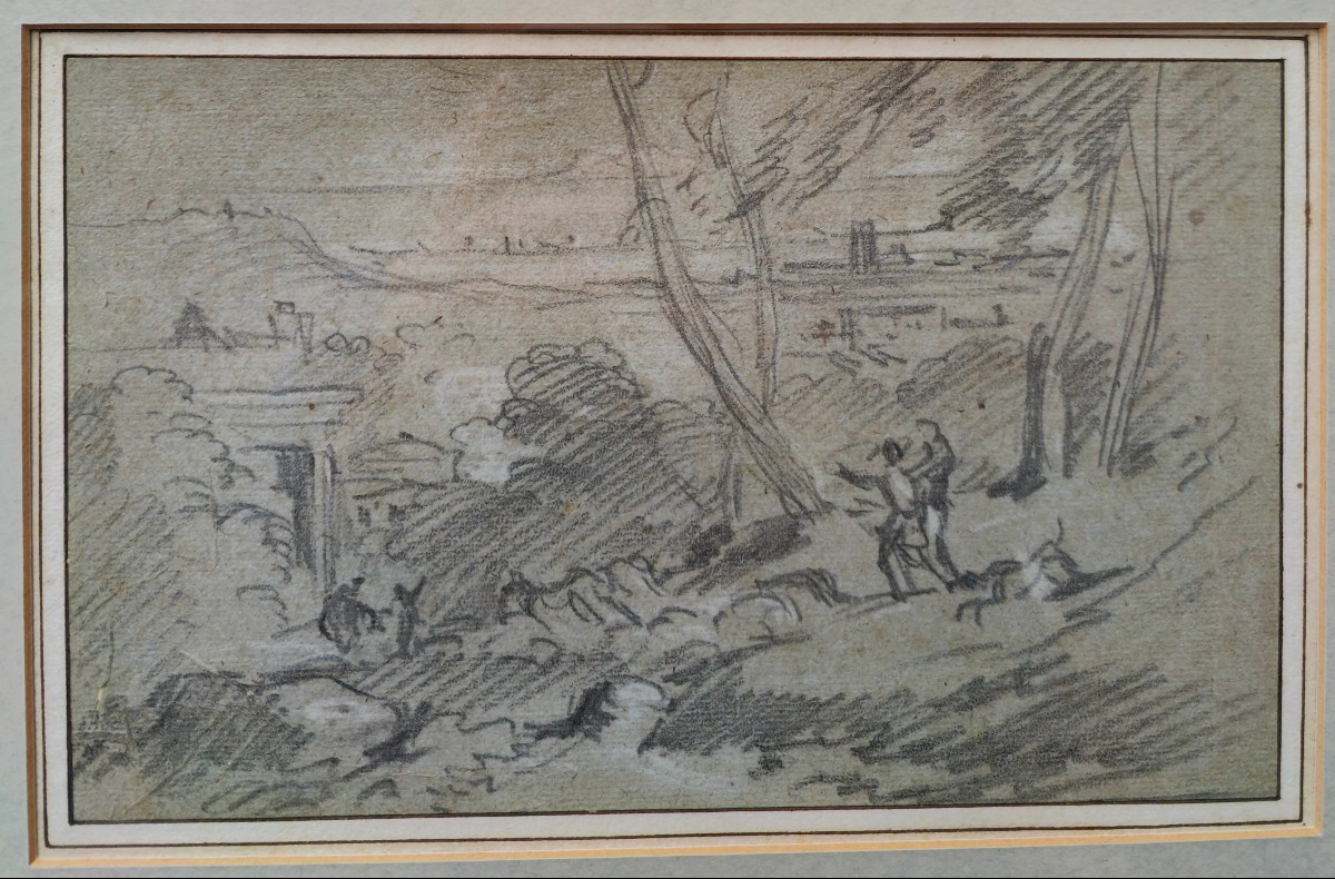 French School 18 - Lively Landscape