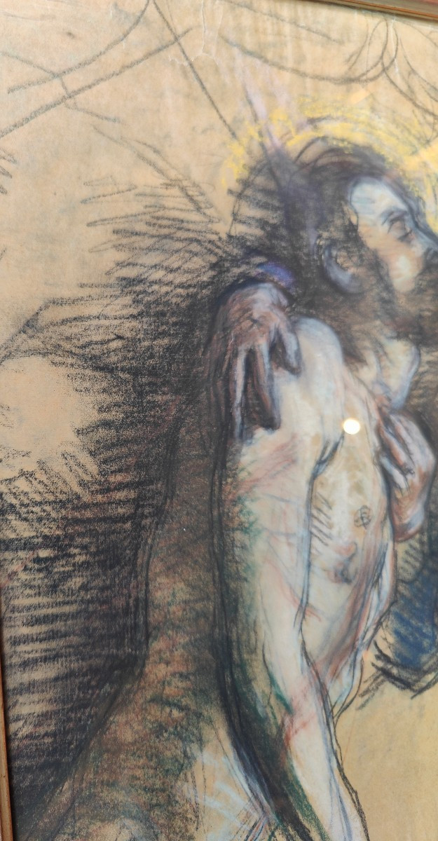 Jg Besson - Pieta 19th Century-photo-1