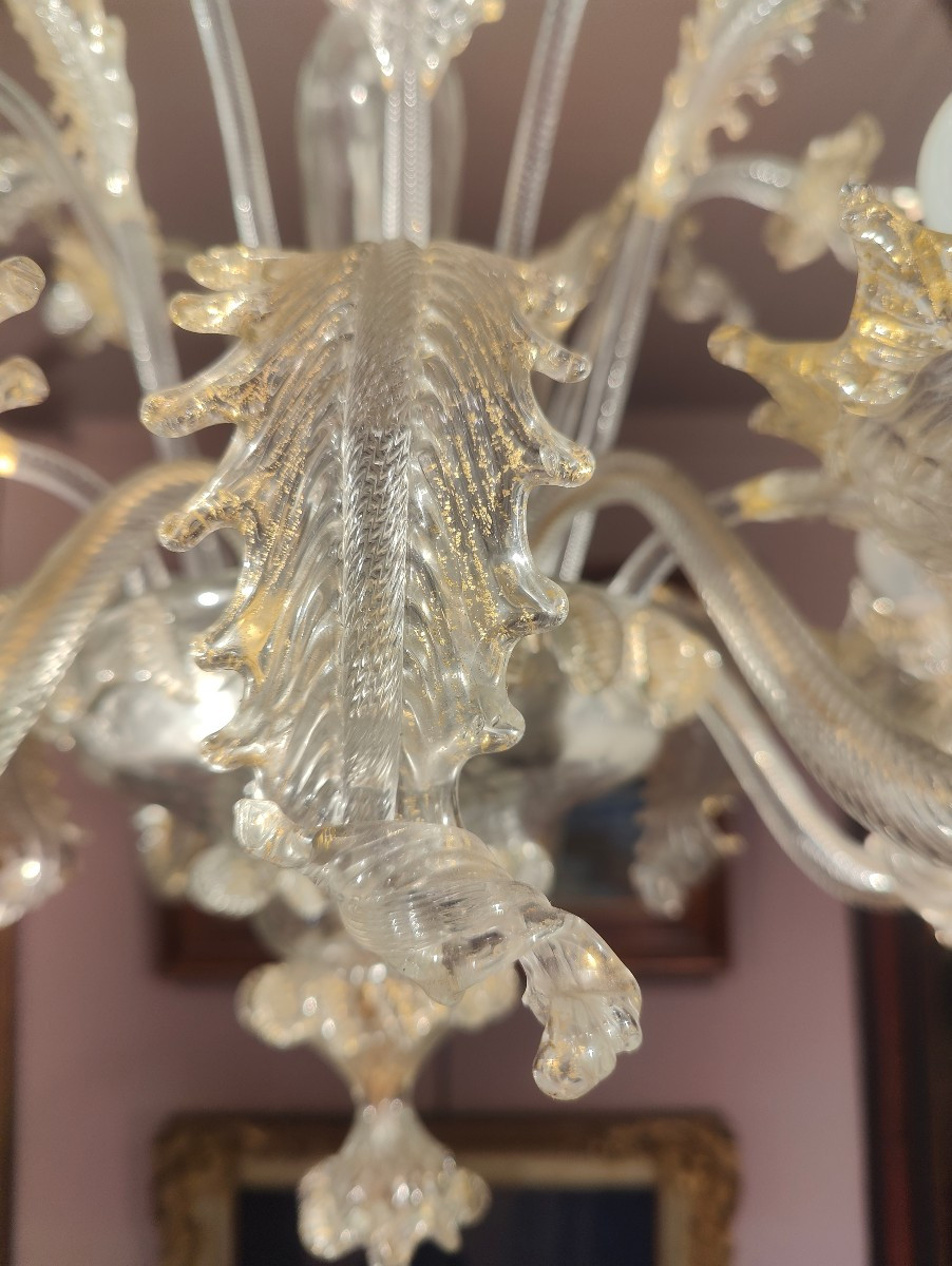 Murano Chandelier, Early 20th Century-photo-1