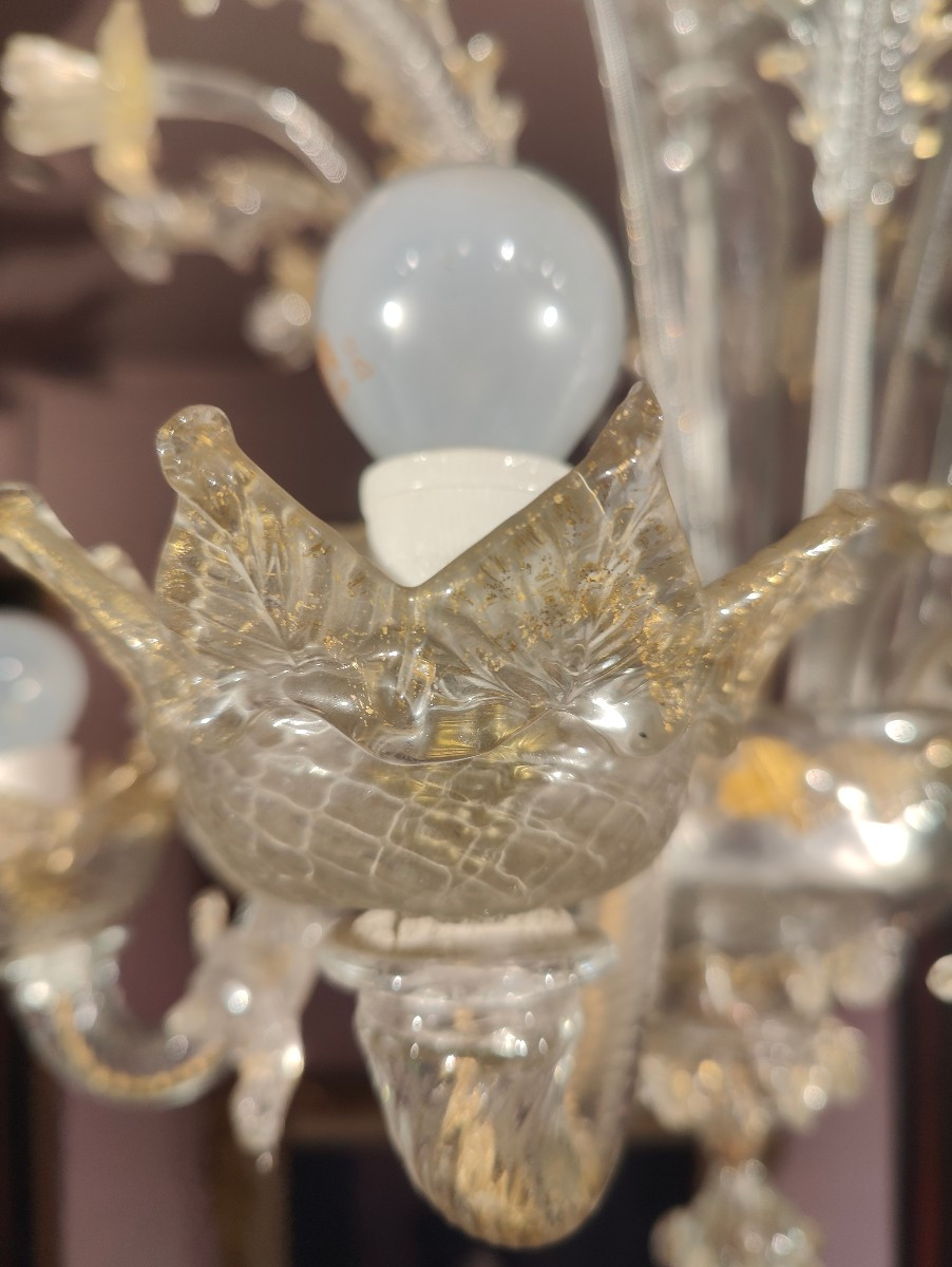 Murano Chandelier, Early 20th Century-photo-2