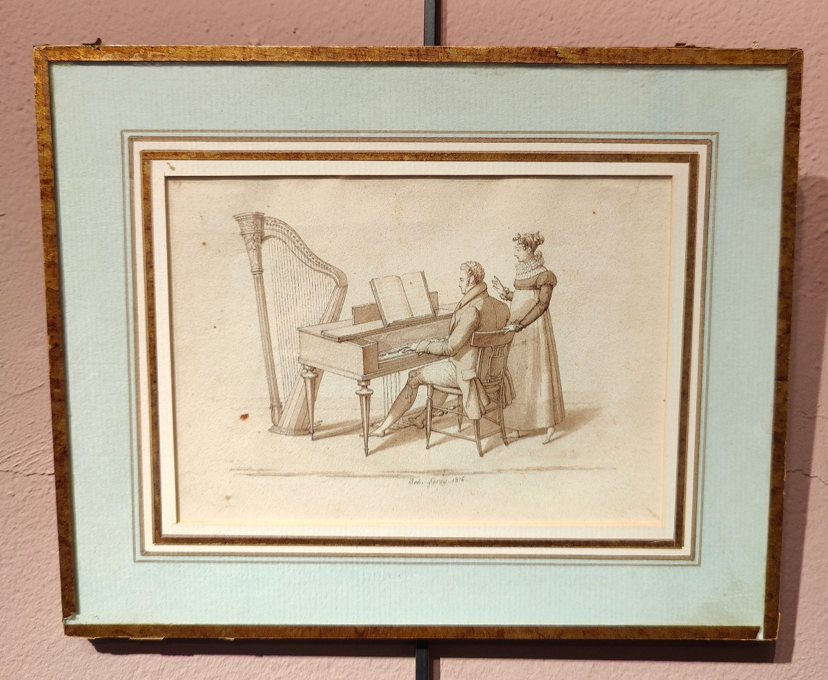 SEBASTIEN LEROY 1816 - LEÇON PIANO
