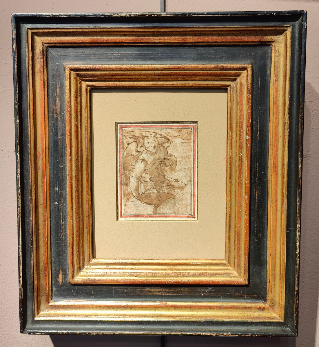 Italian Drawing - Cambiaso Angel -photo-2