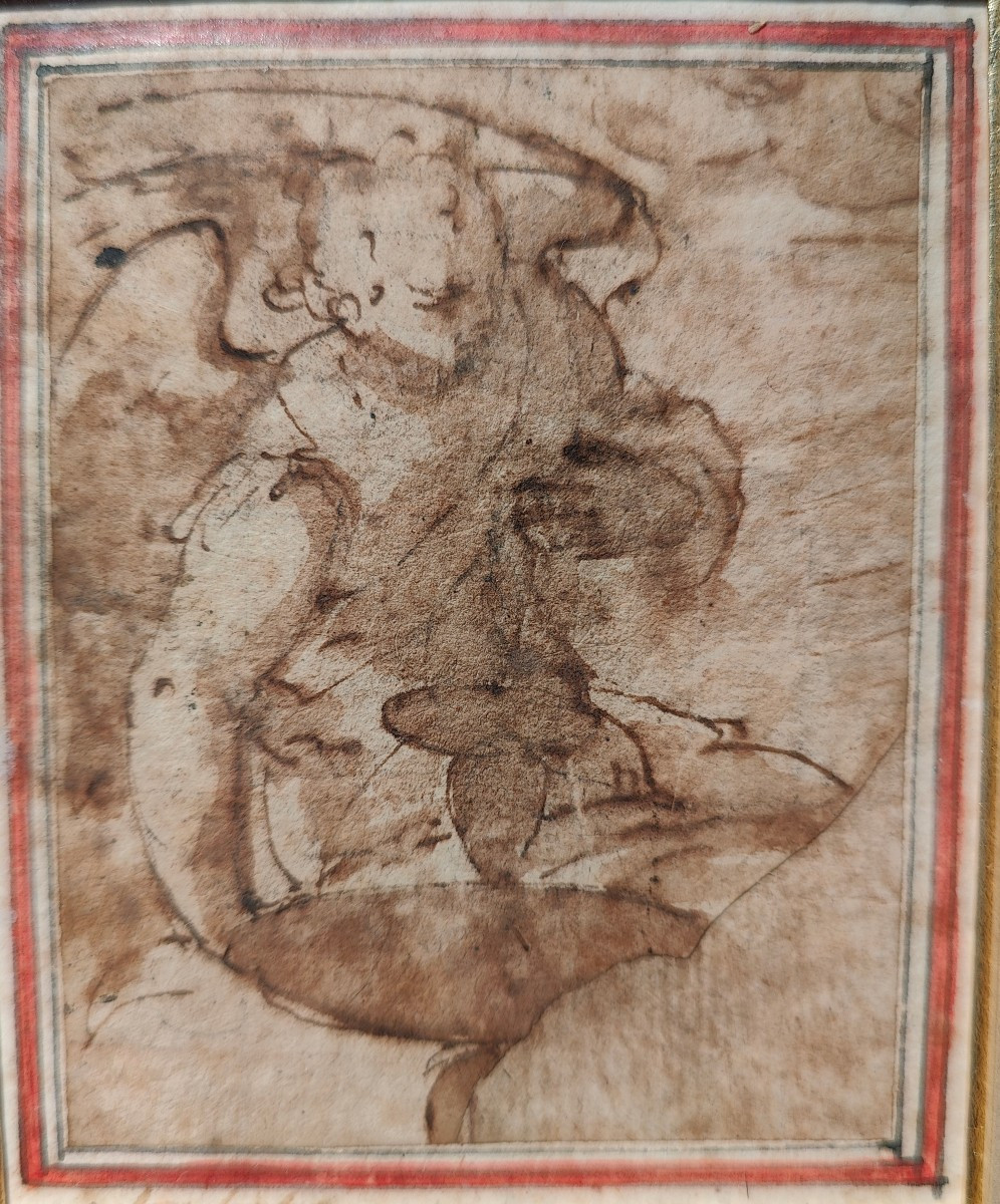 Italian Drawing - Cambiaso Angel -photo-1