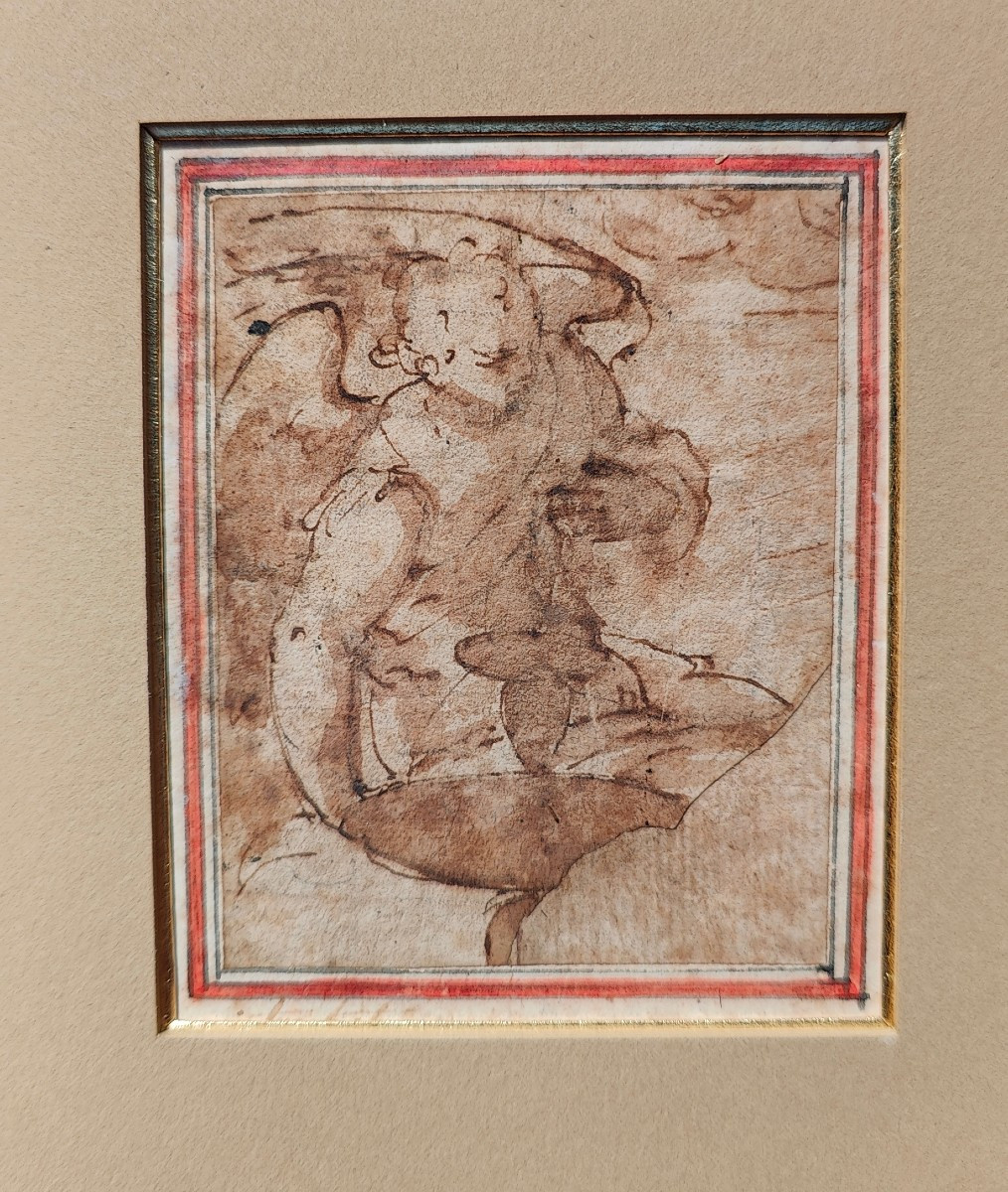 Italian Drawing - Cambiaso Angel 