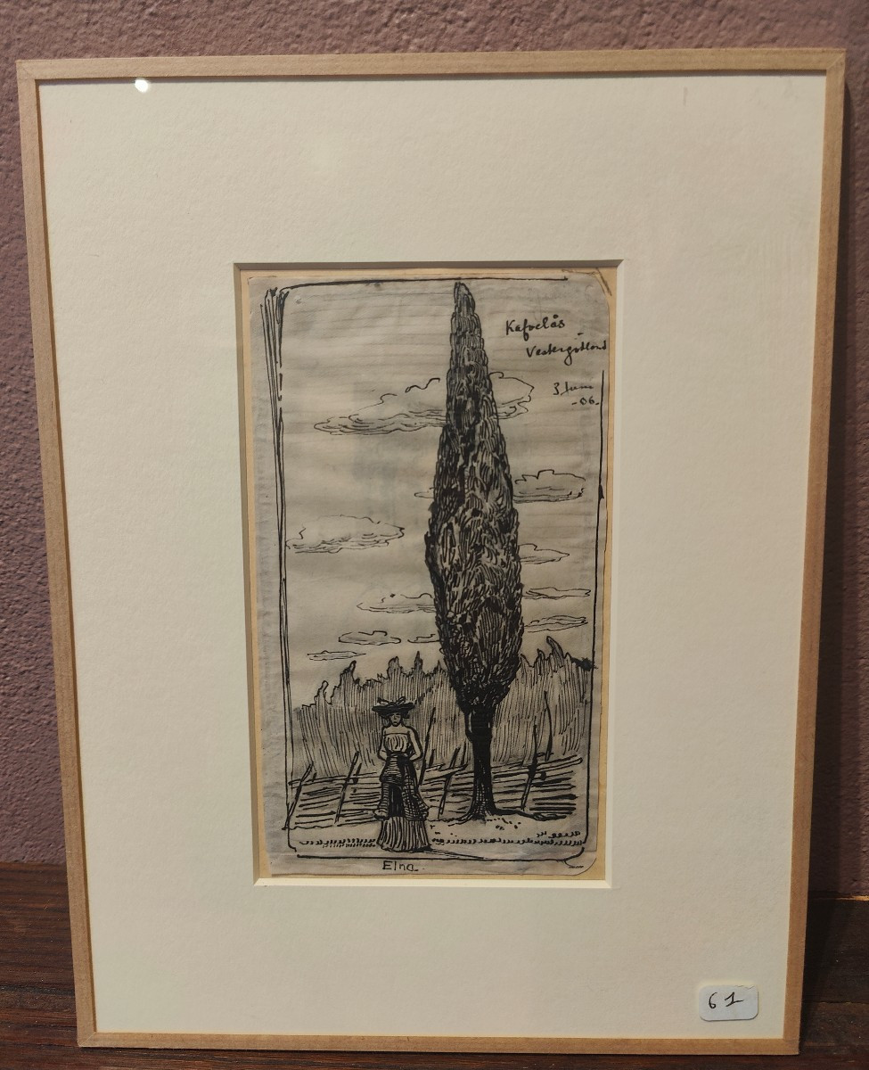 BENGT HEDBERG - PORTRAIT FEMME ELNA-photo-2