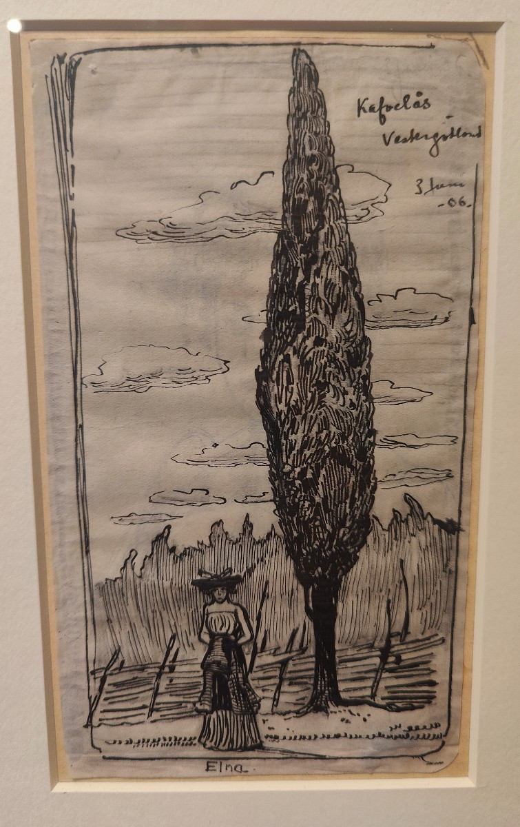 BENGT HEDBERG - PORTRAIT FEMME ELNA